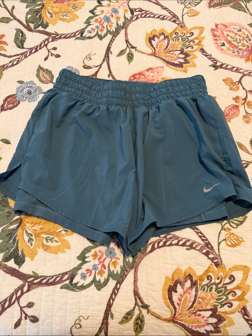 Nike Women's Teal Performance Running Shorts